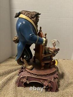 Disney Beauty And The Beast 10th Anniversary Multi Mini Snowglobes Statue