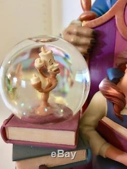 Disney Beauty And The Beast 10th Anniversary Snow Globe