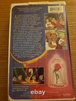 Disney Beauty And The Beast 1992 VHS Rare Black Diamond
