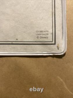 Disney Beauty And The Beast 1998 Change Of Heart Limited Edition Sericel Art