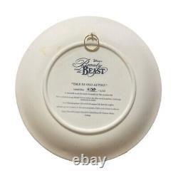 Disney Beauty And The Beast 3D Relief Plate Limited to 5000 Worldwide Used