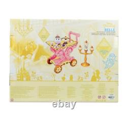 Disney Beauty And The Beast Be Our Guest Singing Tea Cart Play Set-new