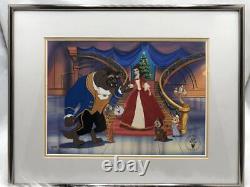Disney Beauty And The Beast Bell Original Picture Cel Exclusive Difficult To