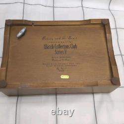 Disney Beauty And The Beast Belle Clock Watch Music Box Princess? Very good+