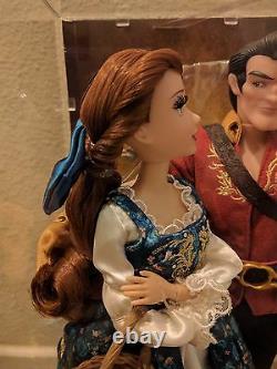 Disney Beauty And The Beast Belle Gaston Fairytale Limited Edition Doll In Hand