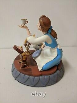 Disney Beauty And The Beast Belle Markrita Figurine With Beast Pin