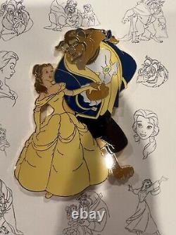 Disney Beauty And The Beast Belle Princesses Pin Collection Le 2440/7500 Framed