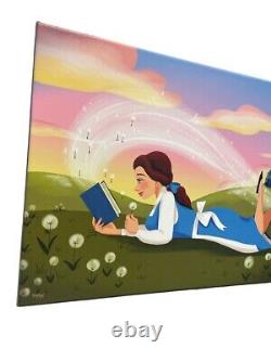 Disney Beauty And The Beast Belle Stories Of Far Off Places Canvas Wrap Ann Shen
