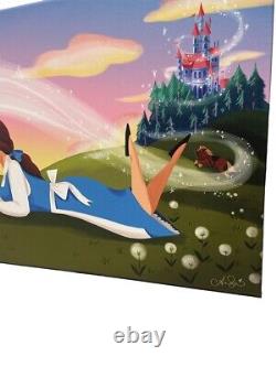 Disney Beauty And The Beast Belle Stories Of Far Off Places Canvas Wrap Ann Shen