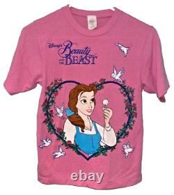 Disney Beauty And The Beast Belle Tee Sz L 10/12 Vintage Single Stitch