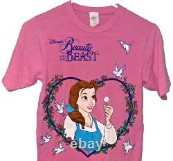 Disney Beauty And The Beast Belle Tee Sz L 10/12 Vintage Single Stitch