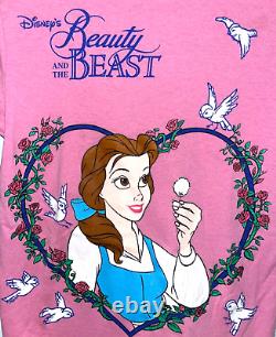 Disney Beauty And The Beast Belle Tee Sz L 10/12 Vintage Single Stitch