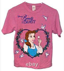 Disney Beauty And The Beast Belle Tee Sz L 10/12 Vintage Single Stitch