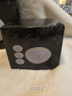 Disney Beauty And The Beast Ceramic Bowls And Plates Set Of 4 Each