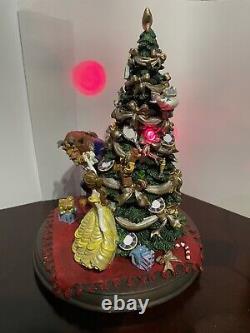 Disney Beauty And The Beast Christmas Tree Statue With Lights 8