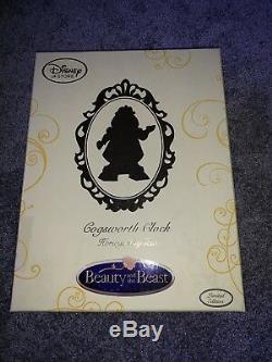 Disney Beauty And The Beast Cogsworth Clock New Le 1500 Rare