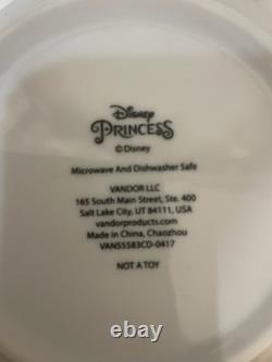 Disney Beauty And The Beast Complete Dish Bowl Set Of 4 NIB Vandor Ceramic Rare