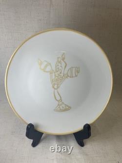 Disney Beauty And The Beast Complete Dish Bowl Set Of 4 NIB Vandor Ceramic Rare
