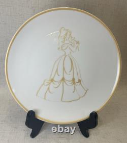 Disney Beauty And The Beast Complete Dish Bowl Set Of 4 NIB Vandor Ceramic Rare