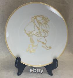 Disney Beauty And The Beast Complete Dish Bowl Set Of 4 NIB Vandor Ceramic Rare