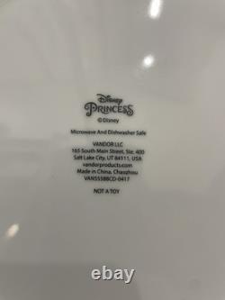 Disney Beauty And The Beast Complete Dish Bowl Set Of 4 NIB Vandor Ceramic Rare