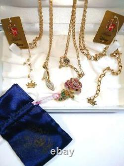 Disney Beauty And The Beast Couture Cinderella Necklace Set