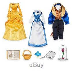 Disney Beauty And The Beast Deluxe Doll Gift Set-new