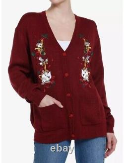 Disney Beauty And The Beast Enchanted Objects Cardigan Size S