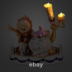 Disney Beauty And The Beast Enchanted Objects Figurine By Derek Lesinski-new