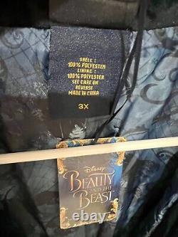 Disney Beauty And The Beast Exclusive Hot Topic Tuxedo Velvet Navy Blazer 3X