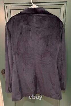 Disney Beauty And The Beast Exclusive Hot Topic Tuxedo Velvet Navy Blazer 3X