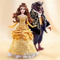 Disney Beauty And The Beast Fairytale Designer Doll Set-new