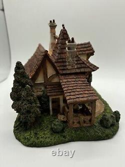 Disney Beauty And The Beast French Village Belle & Maurice's Cottage With Box