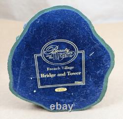 Disney Beauty And The Beast French Village Bridge And Tower 5.5 Tall