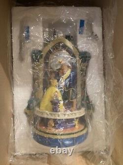 Disney Beauty And The Beast Illuminated Wall Clock From Bradford Exchange NEW