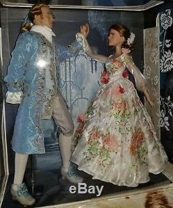 Disney Beauty And The Beast Live Action Platinum Doll Set Limited Edition 500 Le