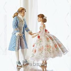 Disney Beauty And The Beast Live Action Platinum Doll Set Limited Edition Of 500