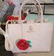 Disney Beauty And The Beast Loungefly Purse Bag Satchel Crossbody Red Rose