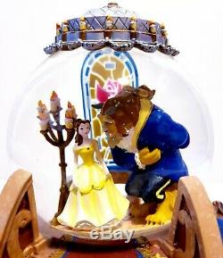 Disney Beauty And The Beast Musical Light Up Snowglobe