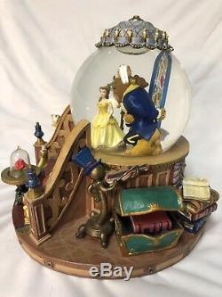 Disney Beauty And The Beast Musical Snow Globe