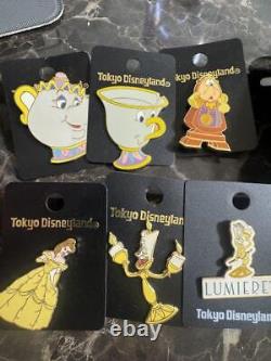 Disney Beauty And The Beast Pin Badge Set Of 10