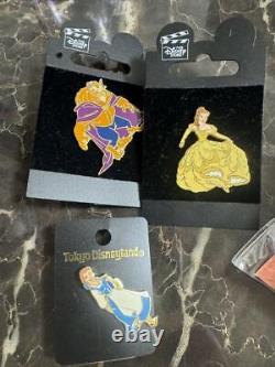 Disney Beauty And The Beast Pin Badge Set Of 10