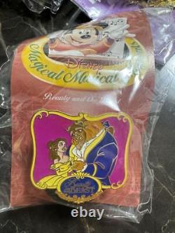 Disney Beauty And The Beast Pin Badge Set Of 10