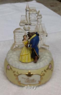Disney Beauty And The Beast Princess Belle Castle Music Box Happily Ever After