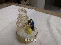 Disney Beauty And The Beast Princess Belle Castle Music Box Happily Ever After