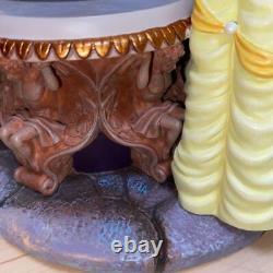 Disney Beauty And The Beast Princess Belle Music Box Snow globe Antique Retro