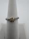 Disney Beauty And The Beast Ring Rose 10k Gold Diamond 925 Ring Size 7