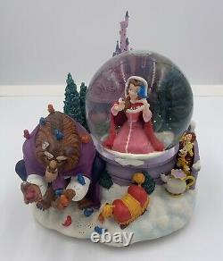Disney Beauty And The Beast Snow Globe/Music Box, Plays Beauty & The Beast Song