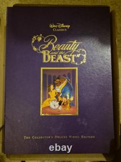 Disney Beauty And The Beast The Collectors Deluxe Video Edition VHS