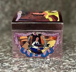 Disney Beauty And The Beast magnetic dancing music Jewelry box